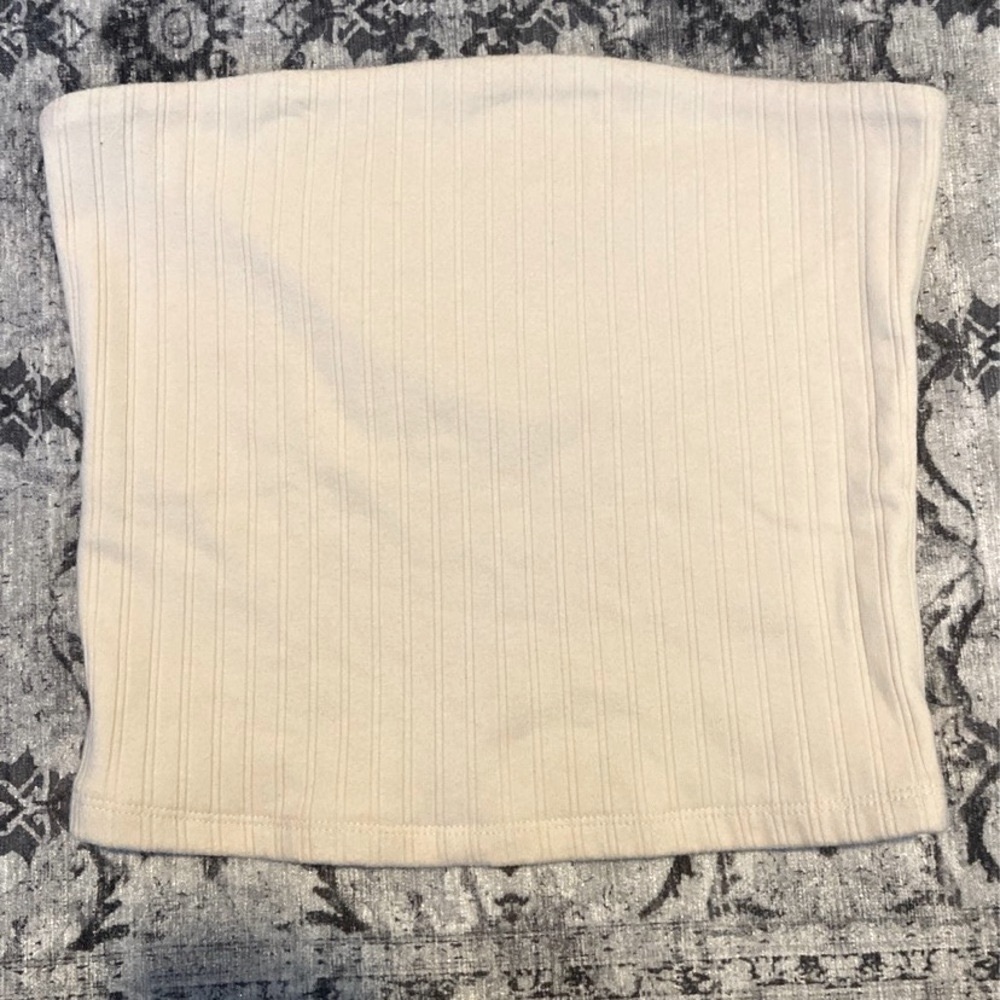 American eagle cream white tube top